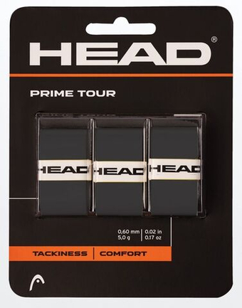 Теннисные намотки Head Prime Tour 3P - черный