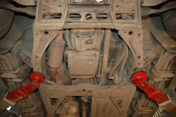 Защита картера и КПП Sheriff для Chevrolet TrailBlazer I (GMT360) 2001-2010 арт.04.1369