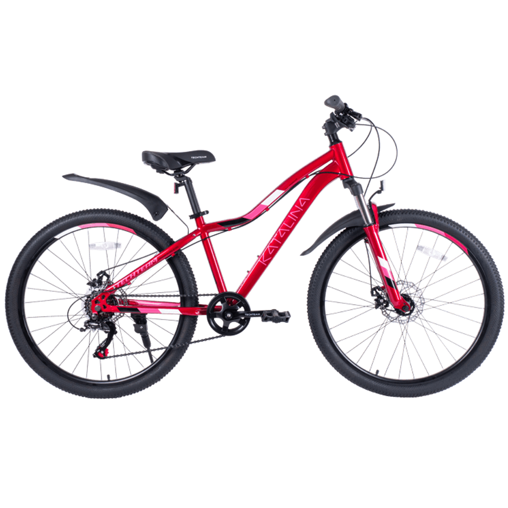 Велосипед TechTeam Katalina 26"х14" красный 2023