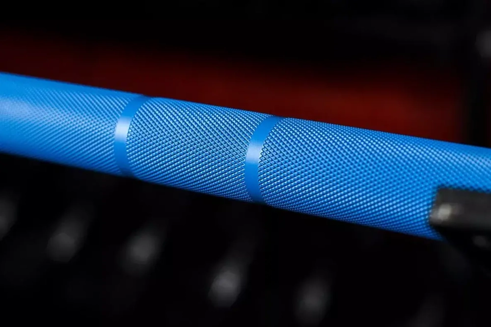 Гриф мужской XF-20, BLUE - CHROME, 20кг