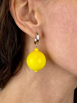 Серьги бижутерия из муранского стекла