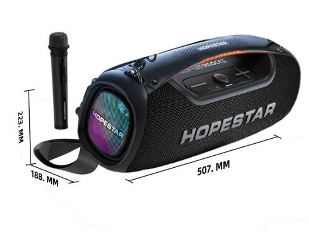 Беспроводная колонка Hopestar A60 (BT/100W/15A) Караоке