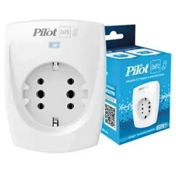 Сетевой фильтр с предохранителем 1 розетка светло-серый Pilot Bit S GP