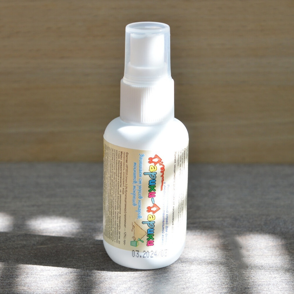 Спрей 50мл от комаров для детей Дарики-Дарики