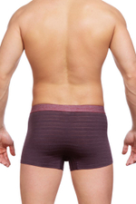 Классические тонкие боксеры из рибана в полоску (Размер: XXL) (Цвет: синий)