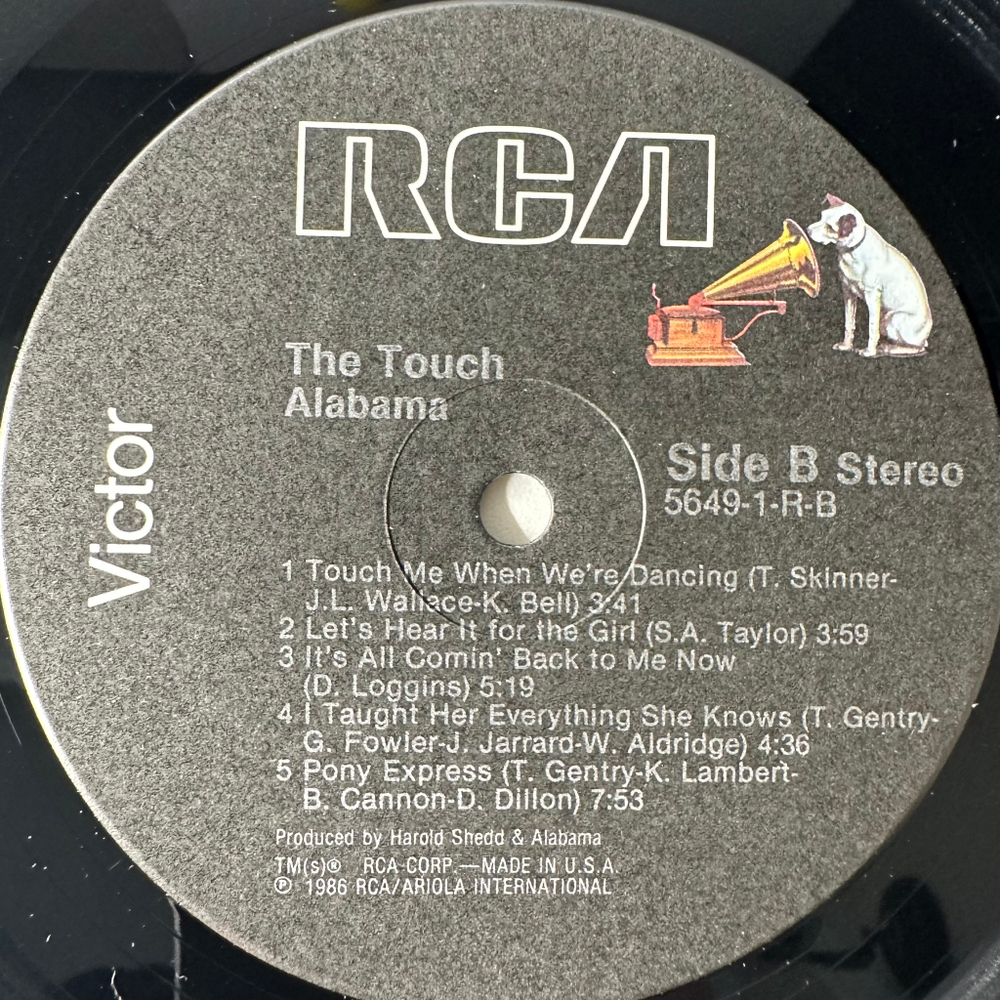Alabama ‎– The Touch (США 1986г.)