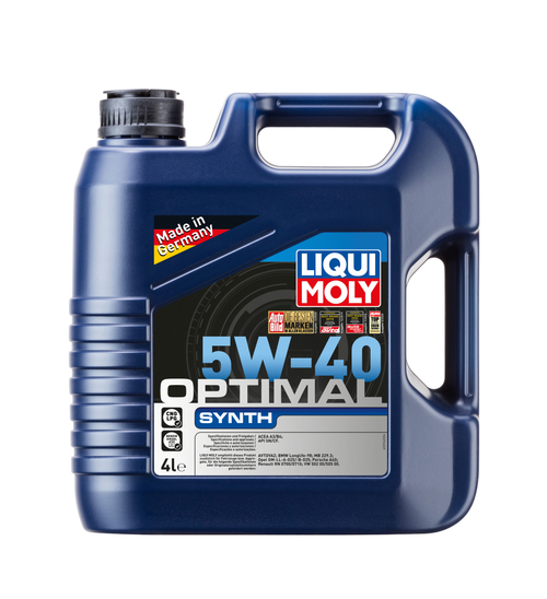 Масло Liqui Moly Optimal Synth 5W40 SN/CF A3/B4 (4л) синтетика