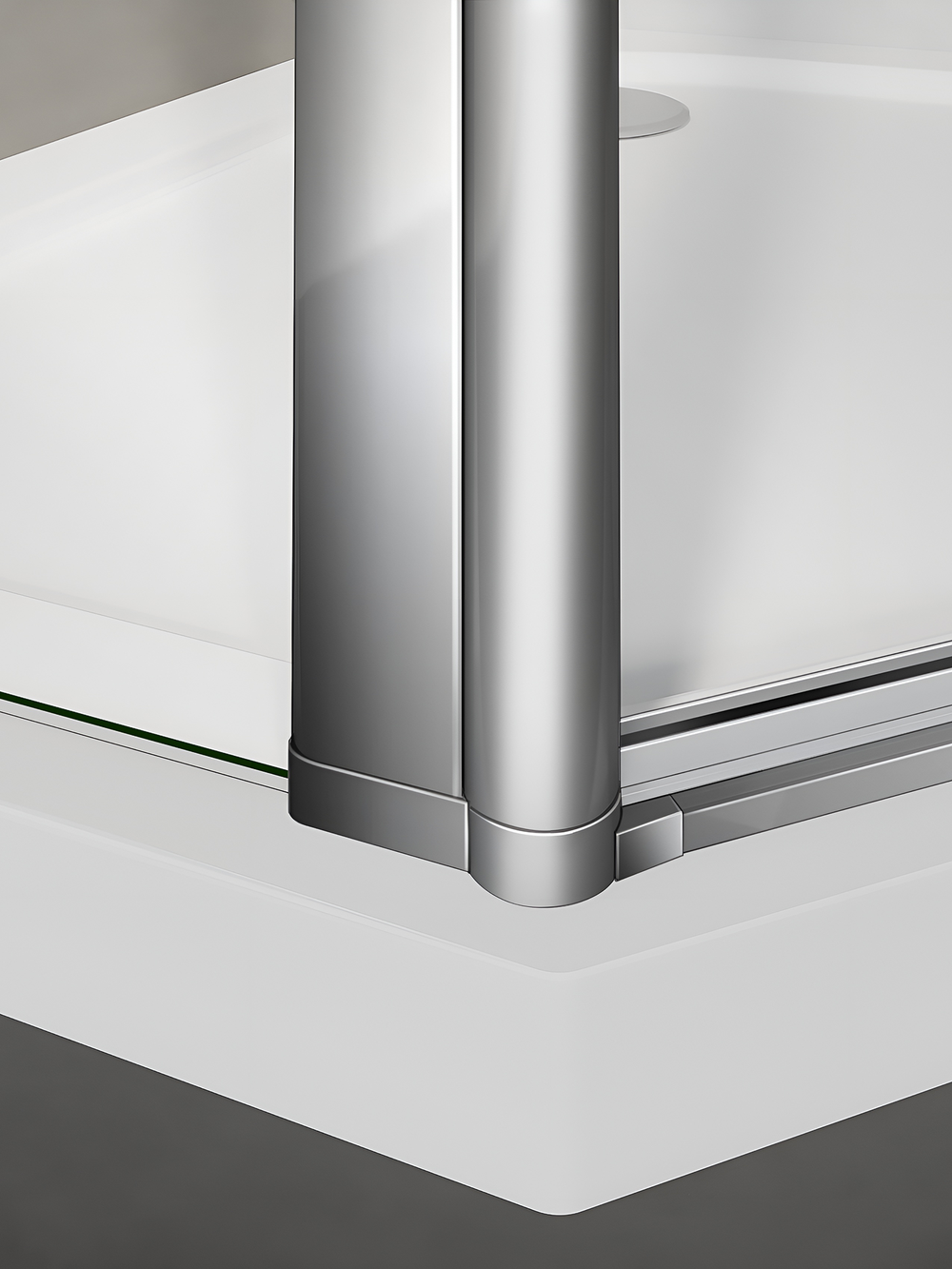 Душевое ограждение WeltWasser  WW300 Арт. 300PI-100 Размер 1000х1000х1850 мм 10000002752 многоугольная