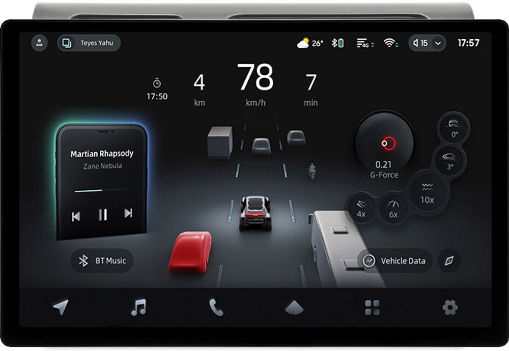 Магнитола для Toyota Land Cruiser 70 2007-2022 - Teyes CC4-PRO монитор 13" 2K QLED на Android 13, Snapdragon 778G, 8+128, AI, CarPlay, DSP, 4G SIM-слот