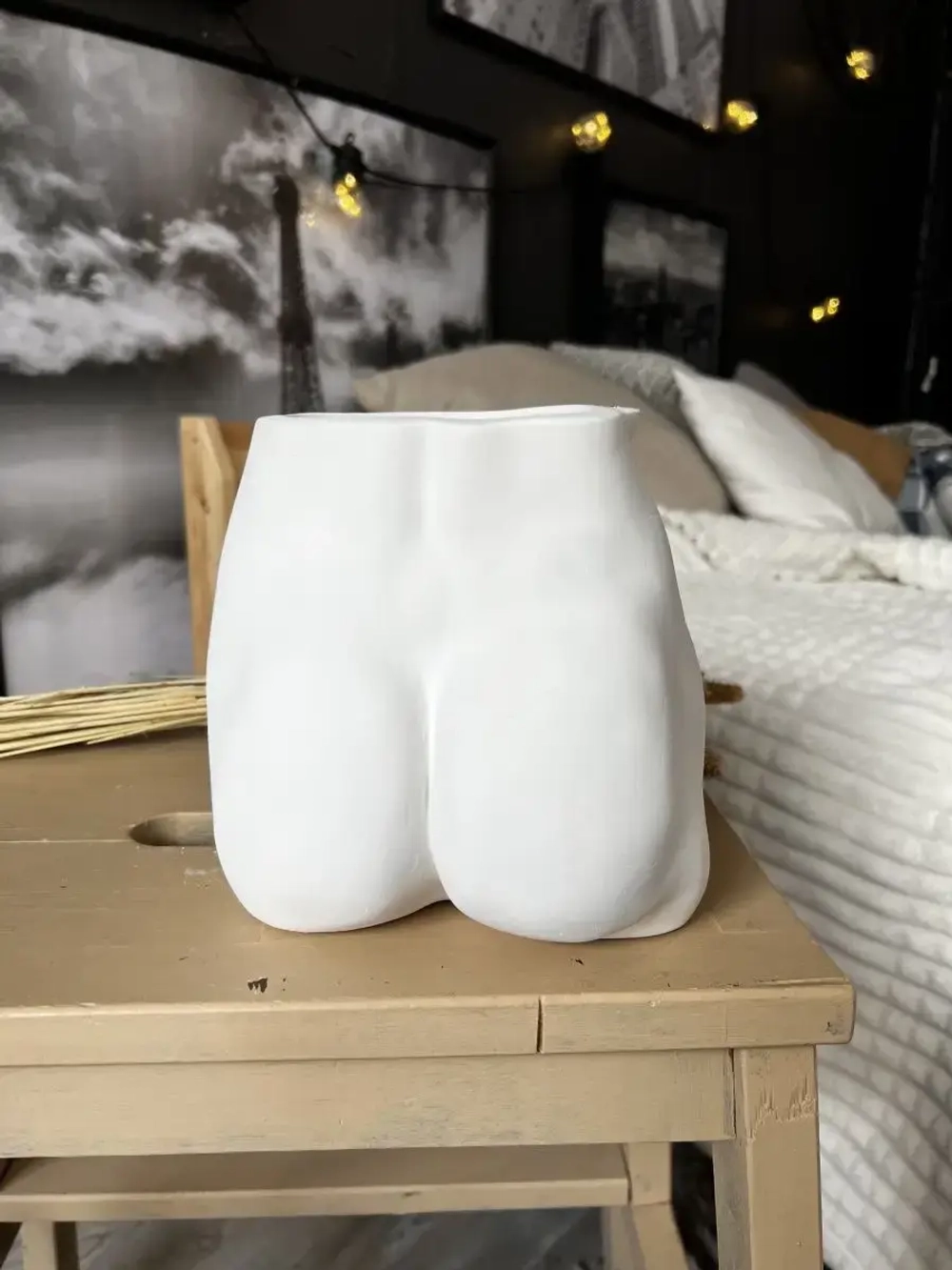 Кашпо Женское тело Горшок  Ваза скульптура декор для дома