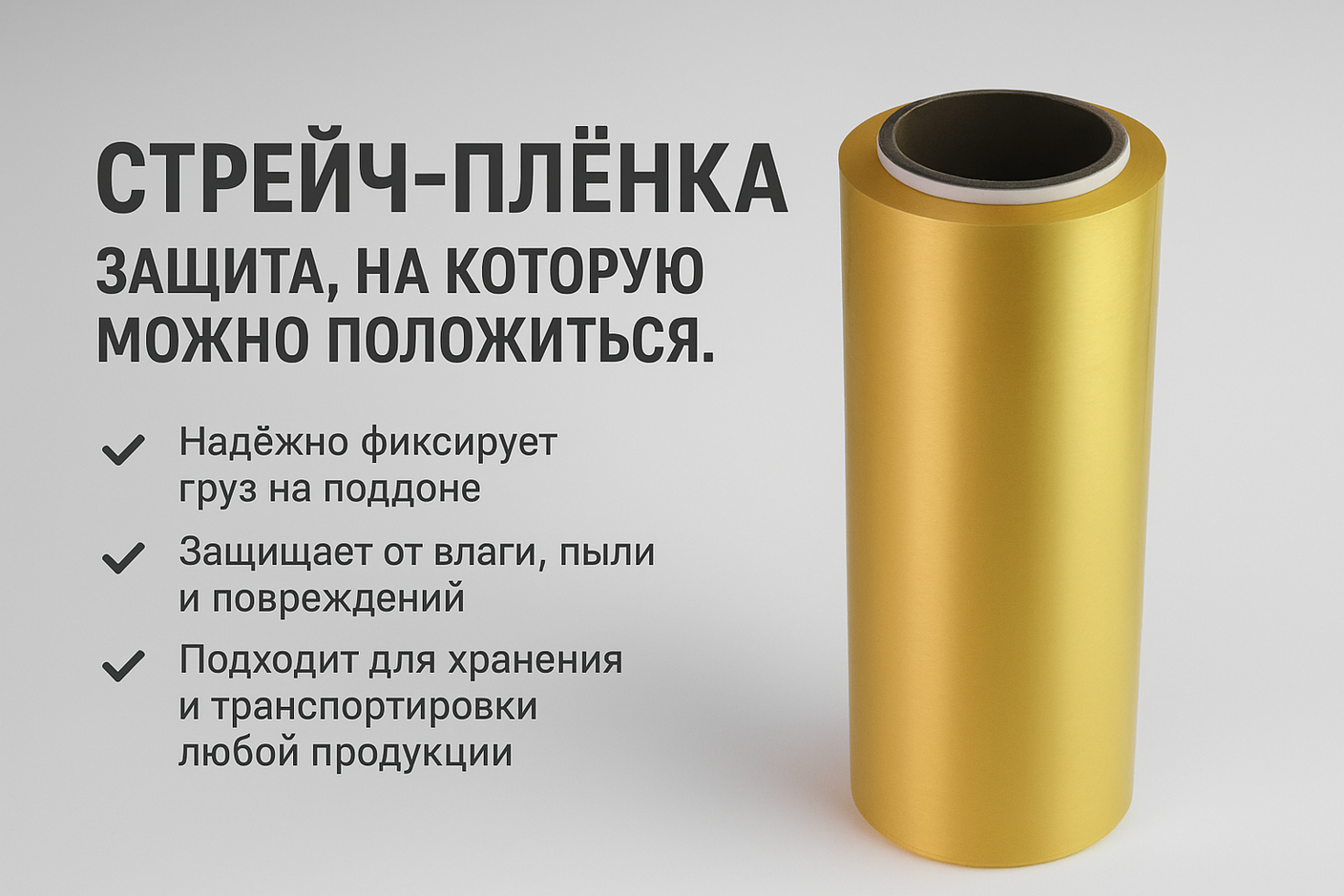 📦 Стрейч-плёнка — защита, на которую можно положиться