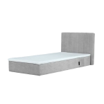 Бескаркасная кровать с матрасом BuySunny (велюр)