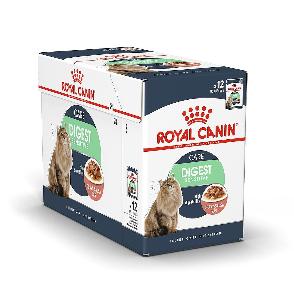 Royal canin 85г. Дайджест сенситив корм для улучшения пищеварения кошек