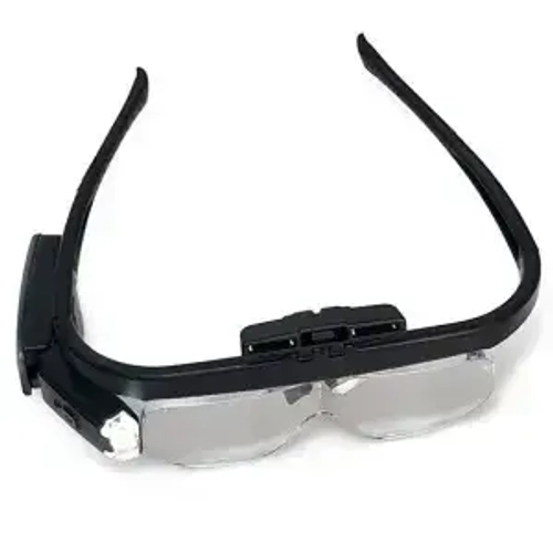 Лупа Kromatech налобная 1,5/2/2,5/3,5/4/4,5x, аккумуляторная, с подсветкой (2 LED) 11642DC