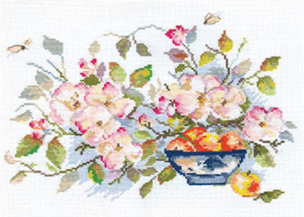 "Яблоневый цвет"-2-10 вышивка