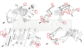 Screw Set, Fastener Kit. For CRF250L-M.