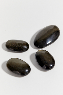 Обсидиан серебристый