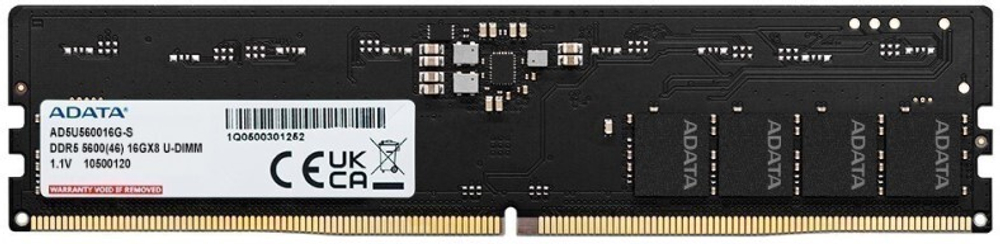 Модуль памяти DDR5 16GB ADATA AD5U560016G-S