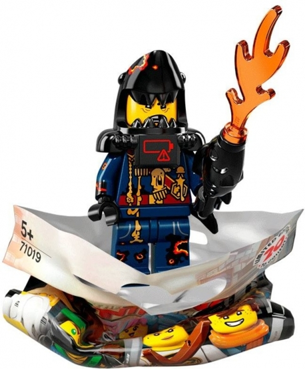 Минифигурка LEGO  71019 - 14  Акула Армейская Большая Белая