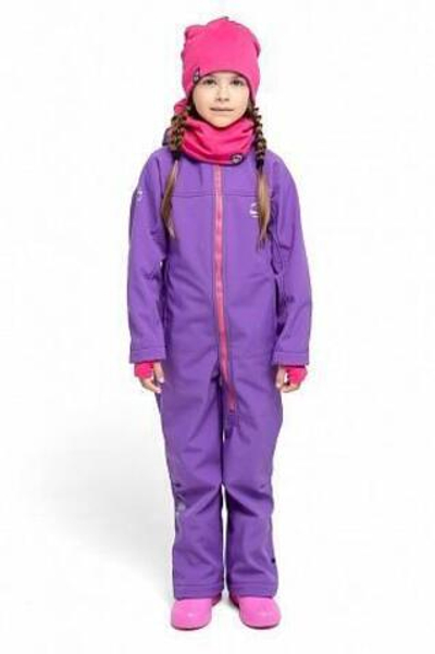 Комбинезон Softshell р. 98 фиолетовый/фуксия (Smail)