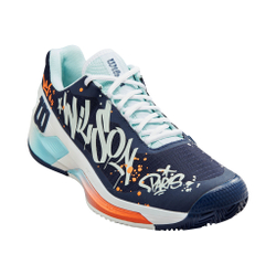 Мужские теннисные кроссовки Wilson Rush Paris Pro 4.0 Clay Court Shoe Men - Dark Blue, Multicoloured