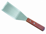 Лопатка металлическая с деревянной ручкой, 11,5 см, ширина 7 см,