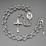 Бусы из горного хрусталя с крестом "Rico La Cara" AMX000380