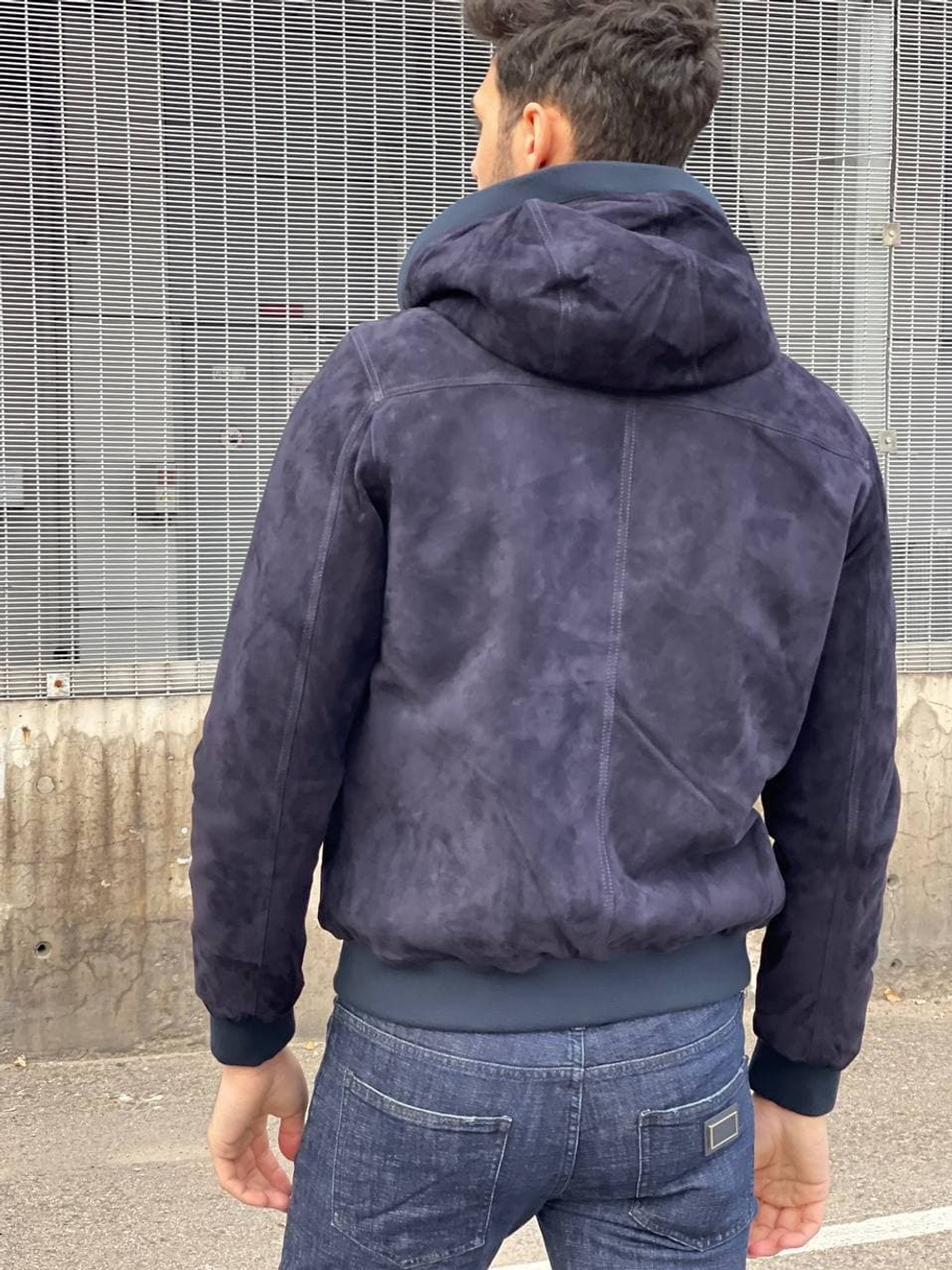 Замшевая куртка с мехом Loro Piana