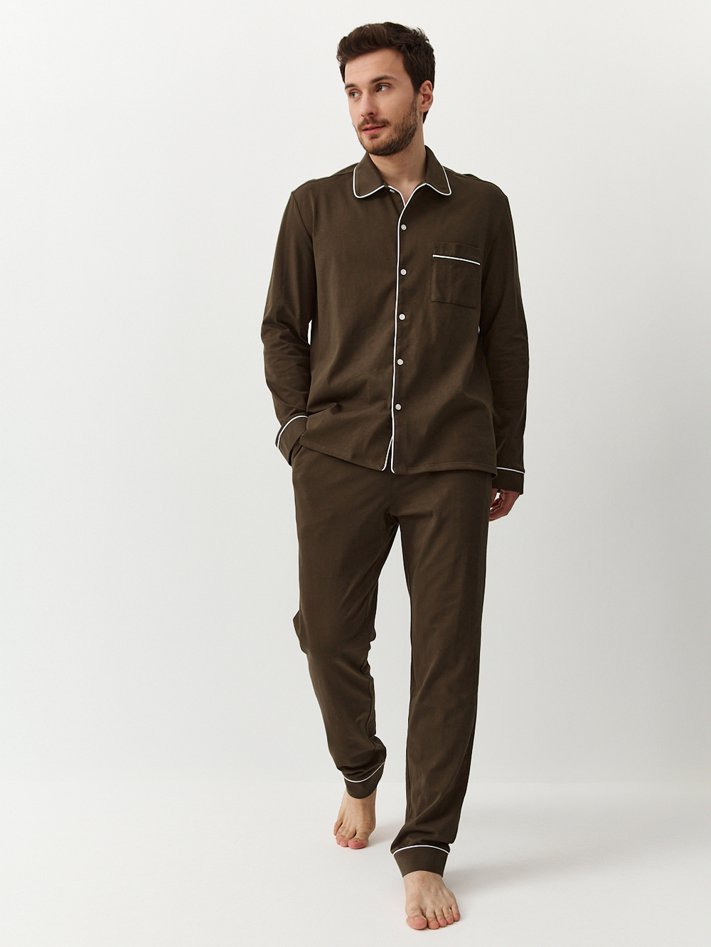 Пижама мужская Ihomewear Classic Men Khaki