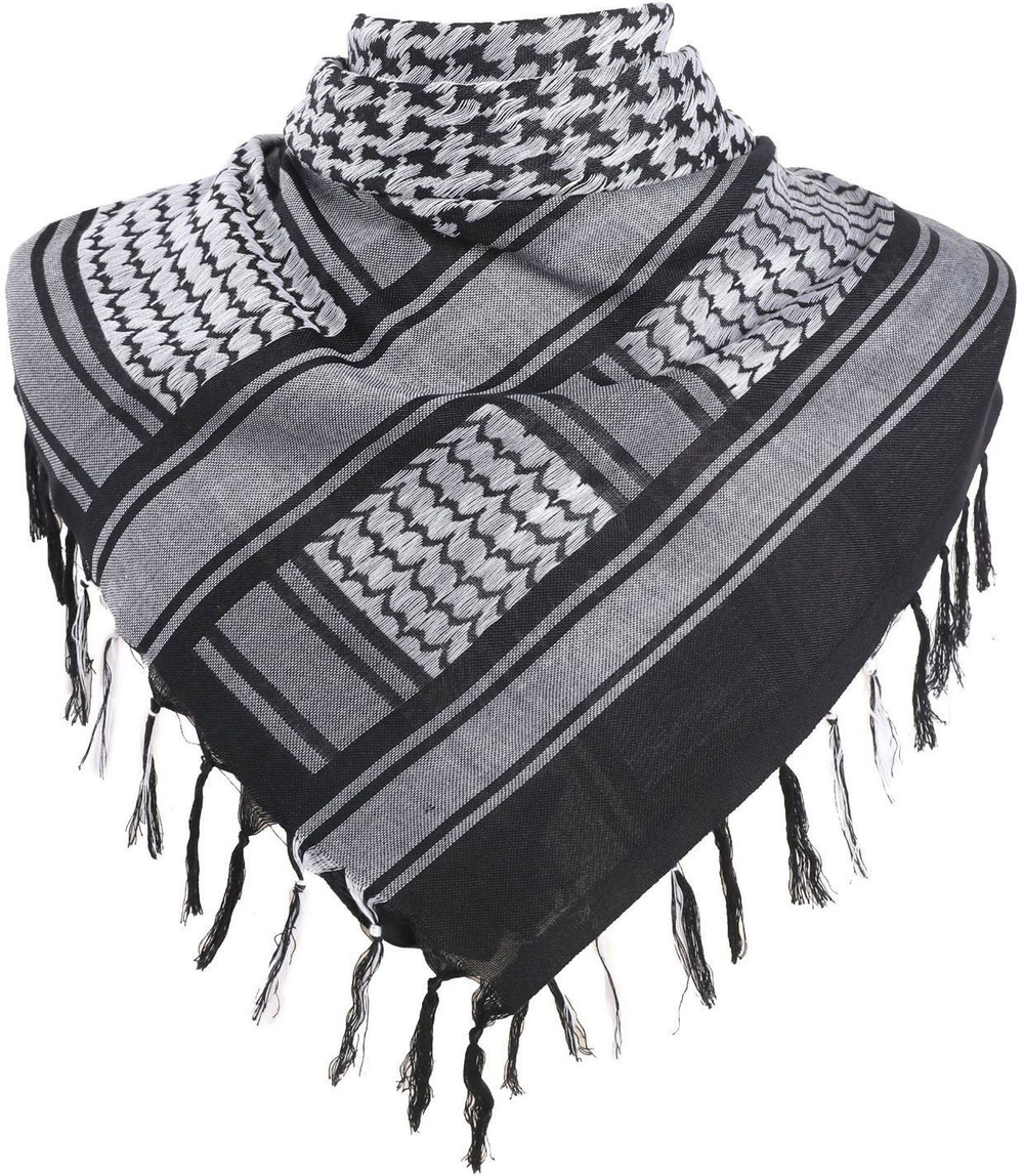 Арафатка Skully MZ-552 a17 (серый) 110х110см