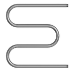 Полотенцесушитель MIXLINE SIMPLE M 60х60 1''