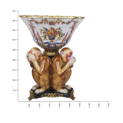 Чаша Обезьяны 42 см [Арт. XET-3774]