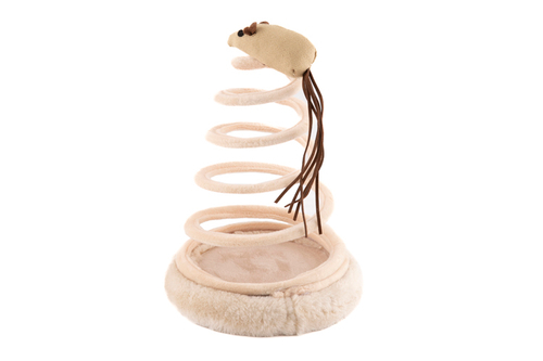 Nunbell игрушка для кошек "Мышка на спирали"