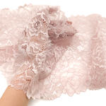 Кружево эластичное ПУДРА, 21см