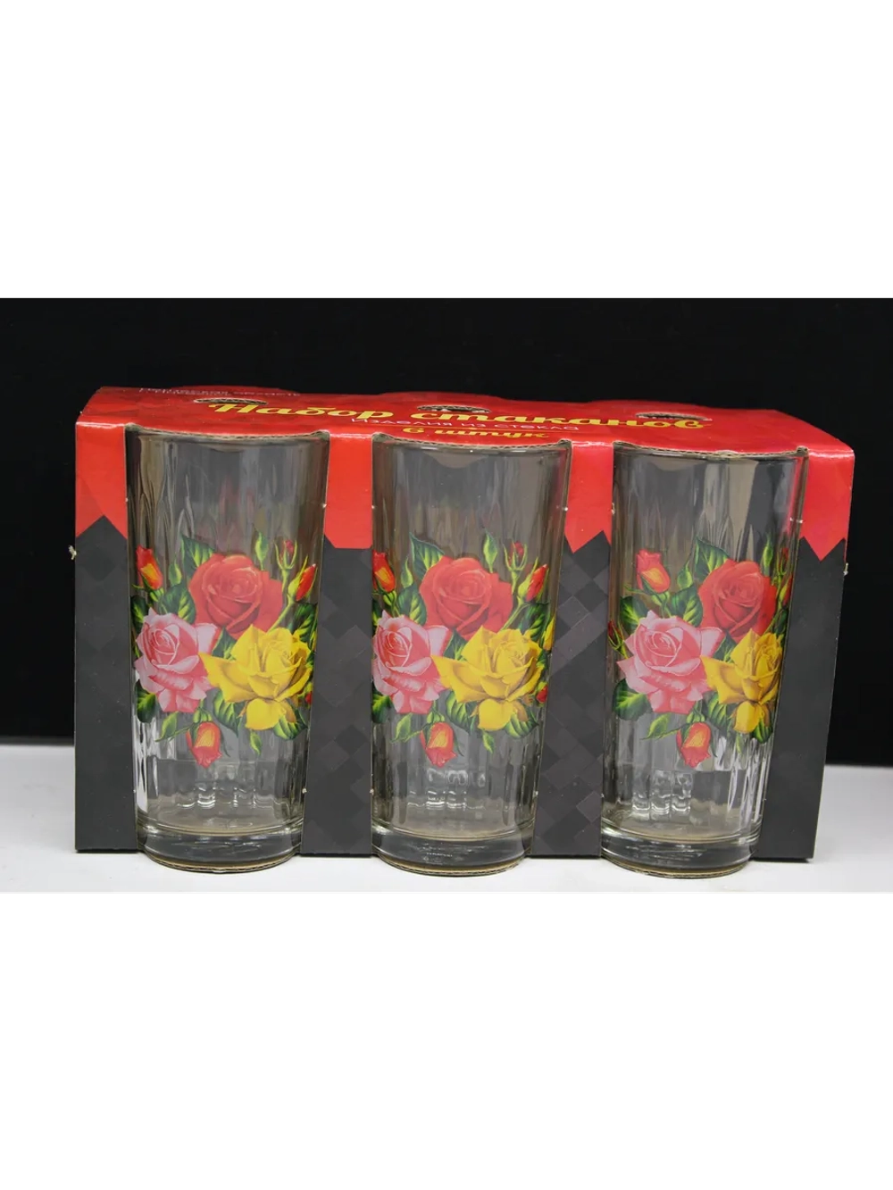 Стакан высокий " Капсульная коллекция- Розы"