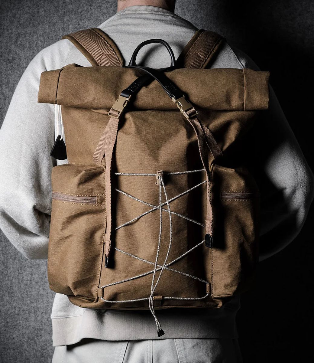 Hard Graft Roll-Top Brownish — рюкзак для путешествий