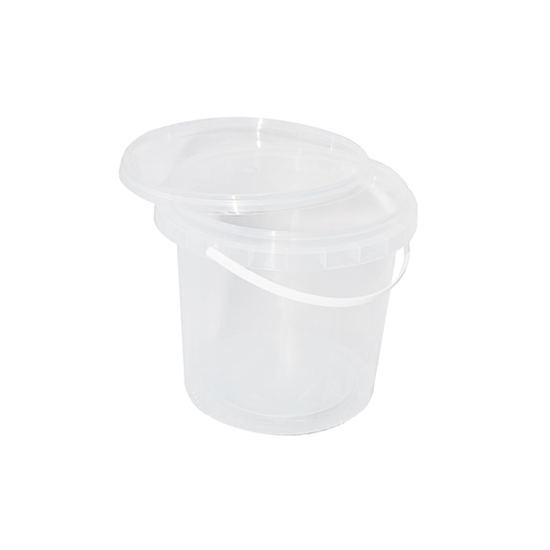 Ведро 1 л с крышкой прозр ведро-100 крышка-300