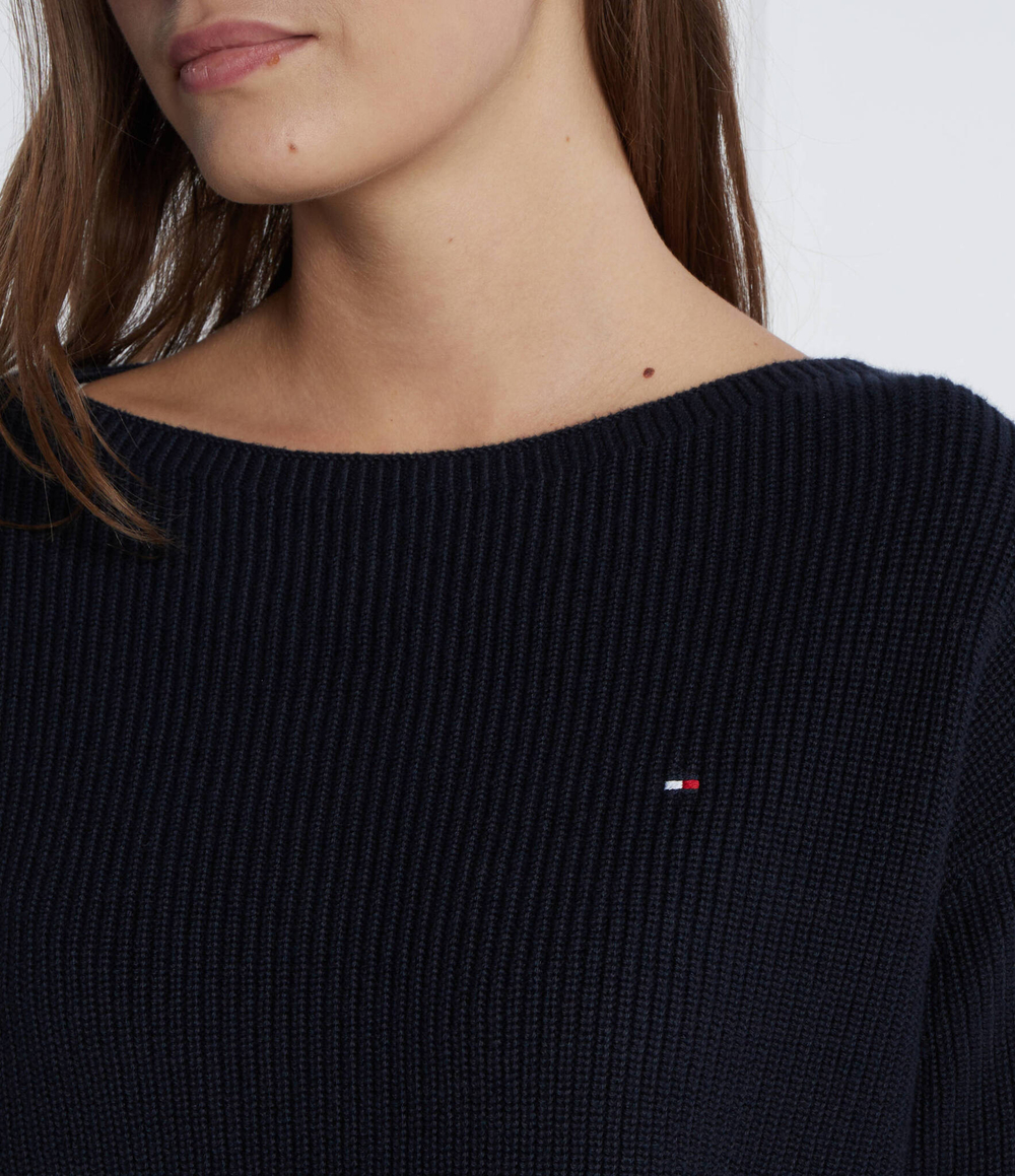 Свитер STITCH OPEN Tommy Hilfiger - темно-синий(WW0WW40345)