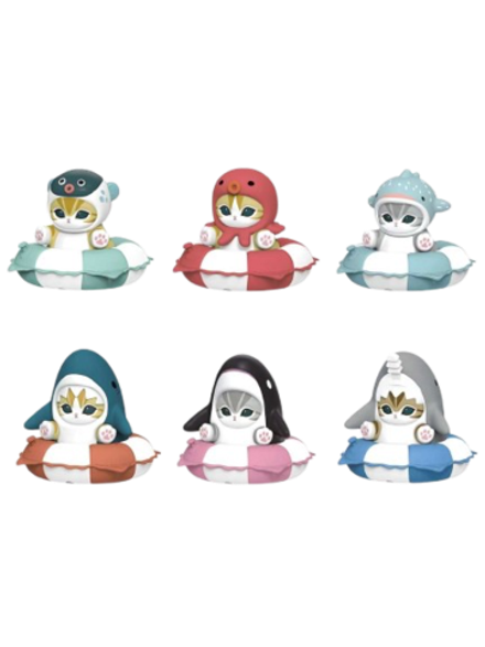 Рандомная фигурка Blind Box Mofusand Swimming Ring Series