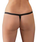 Открытые трусики с цепочкой в месте доступа (Размер: L-XL) (Цвет: черный)