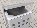 Урна LITTER BIN 1320 с крышкой