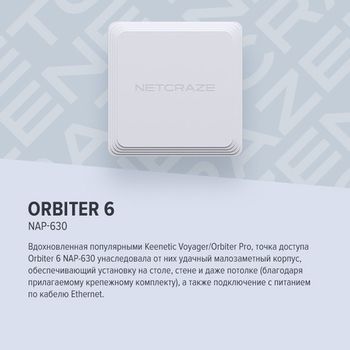 Netcraze Orbiter 6 - каталог keenetic