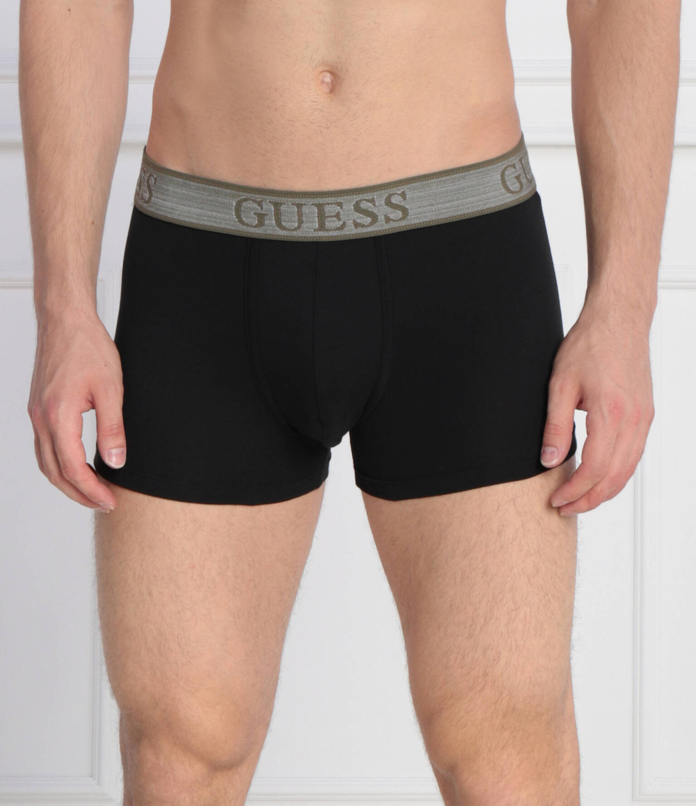 Трусики-боксеры 3шт. JOE BOXER TRUNK 3 PA Guess Underwear - черный(U3BG13 K6YW0)