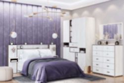 Тумба прикроватная навесная (ЛЕВАЯ), МС "Анита",