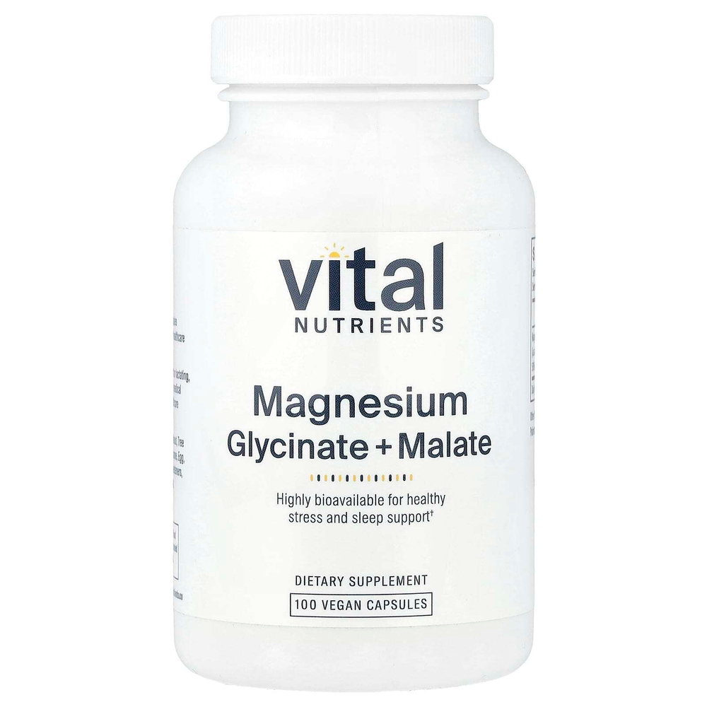 Vital Nutrients, Магний, 240 мг, 100 веганских капсул (120 мг в каждой капсуле)