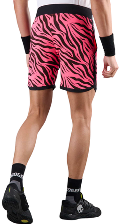 Мужские теннисные шорты Hydrogen Tiger Tech Shorts - fluo fuchsia