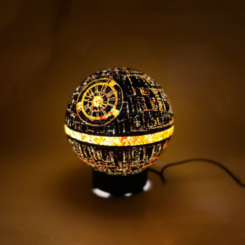 Светильник - Звезда Смерти (15 см)