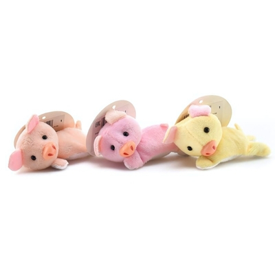 Игрушка мягкая-магнит Свинка D-756