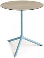 Стол ламинированный обеденный Scab Design Tripe Maxi, голубой, состаренный дуб тортора