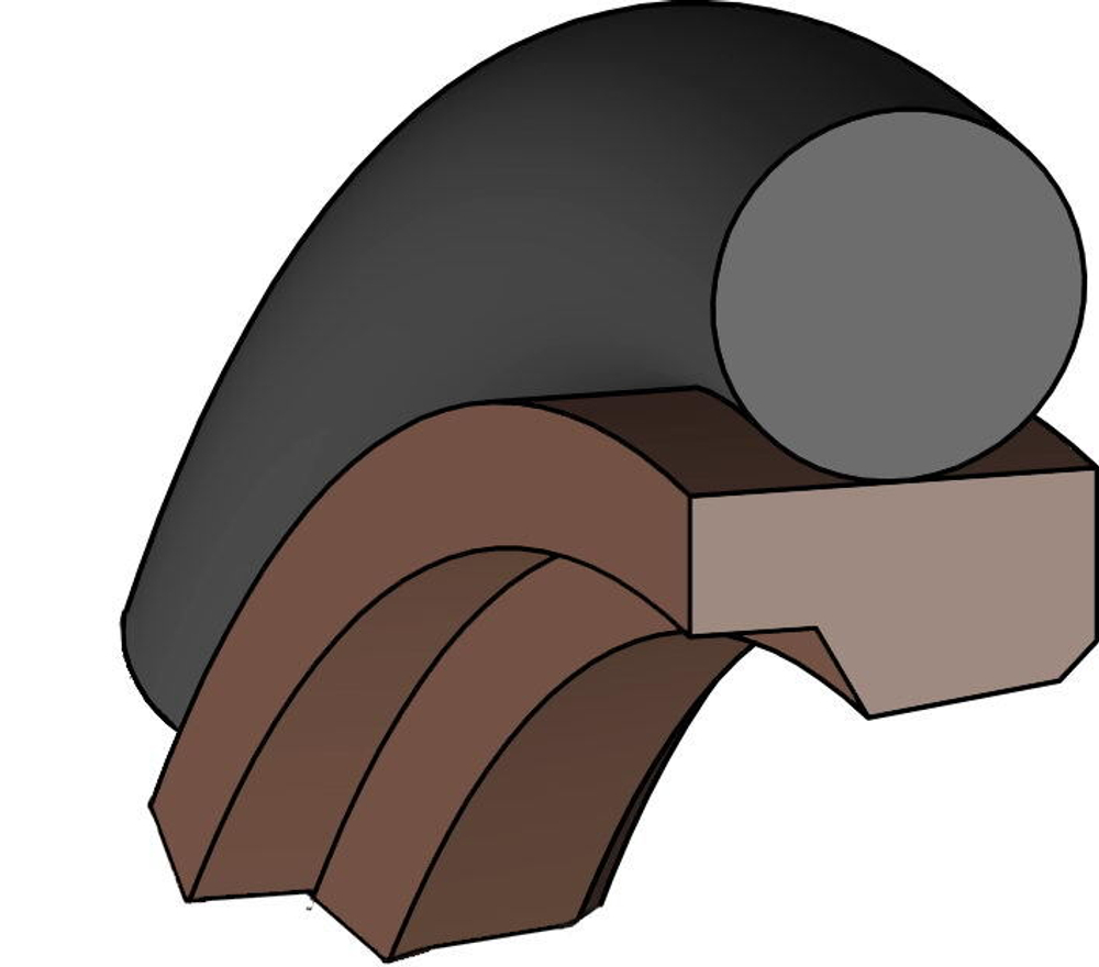 A311-052 Штоковое уплотнение 52-62,7-4,2